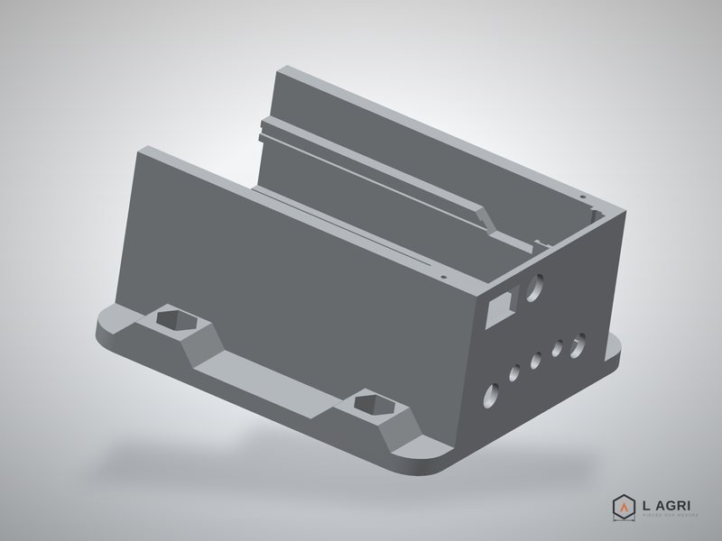 Boîtier de positionnement transférable, pièce sur mesure imprimée en 3D par L AGRI