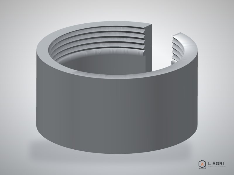 Capuchon de connecteur J1939, pièce sur mesure imprimée en 3D par L AGRI