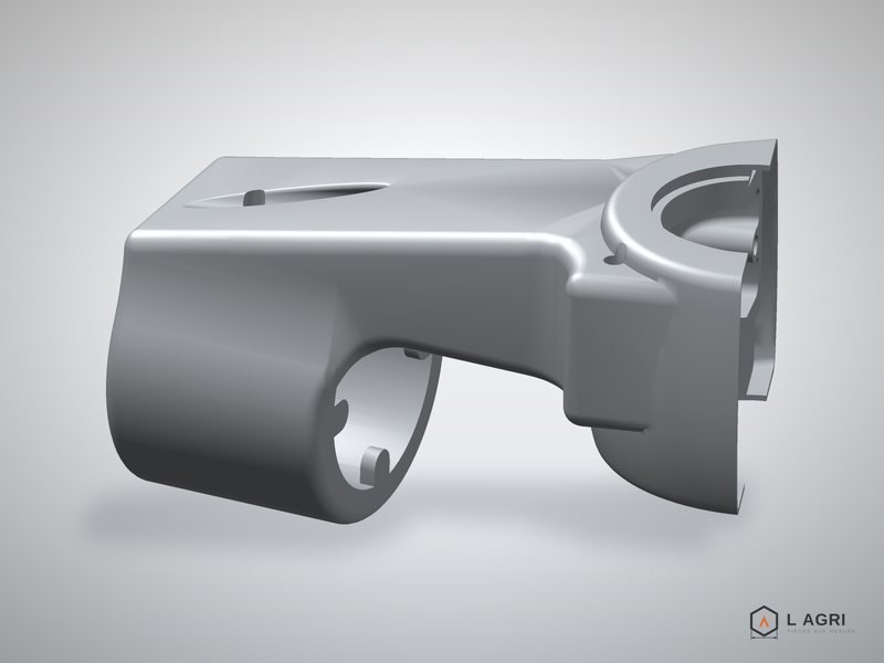 Console de moteur de direction, pièce sur mesure imprimée en 3D par L AGRI