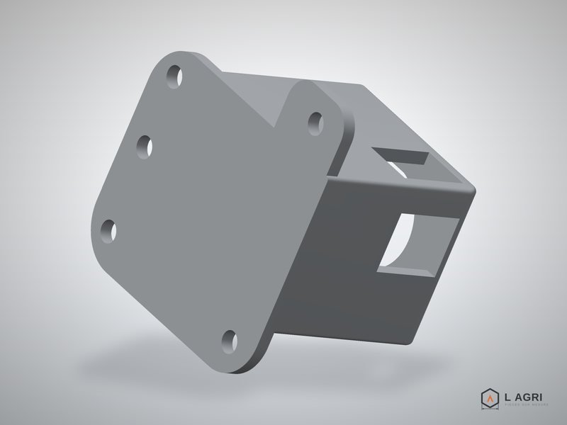 Support de capteur d'angle sur biellette, pièce sur mesure imprimée en 3D par L AGRI